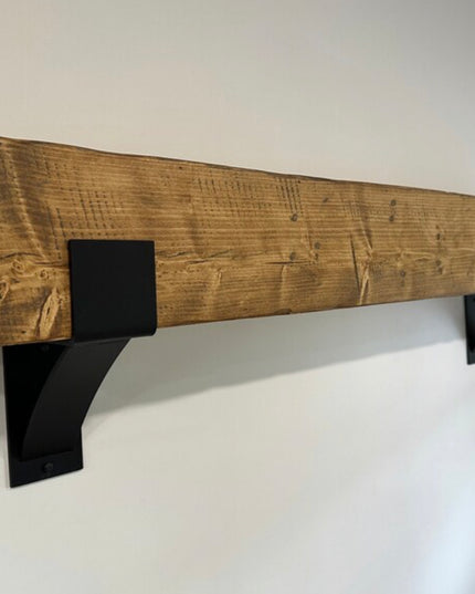 Mantel and Steel Bracket Kit