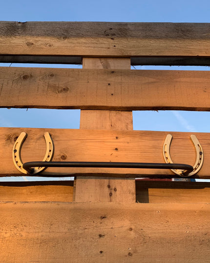 Saddle Up Your Bathroom: Horse Shoe Towel Bar for Western Whimsy Industiral Farm Co