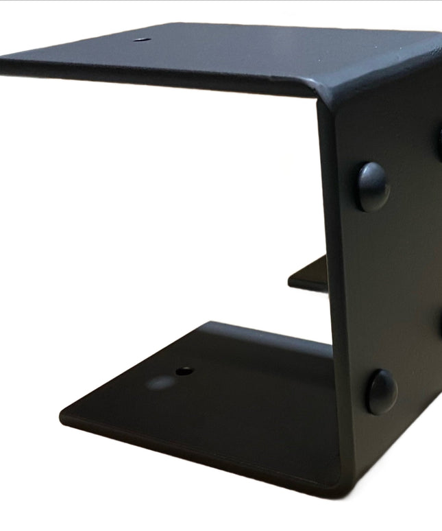 Rustic Mantel Beam Strap with Rivets, 3-Inch Width