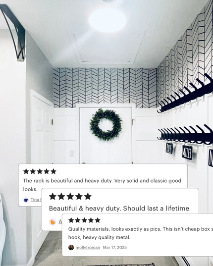 The Fairmount Style Coat Rack