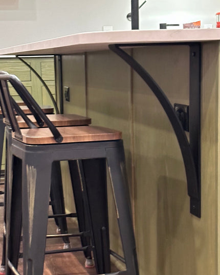 The DeOrdio Modern Industrial Countertop Bracket