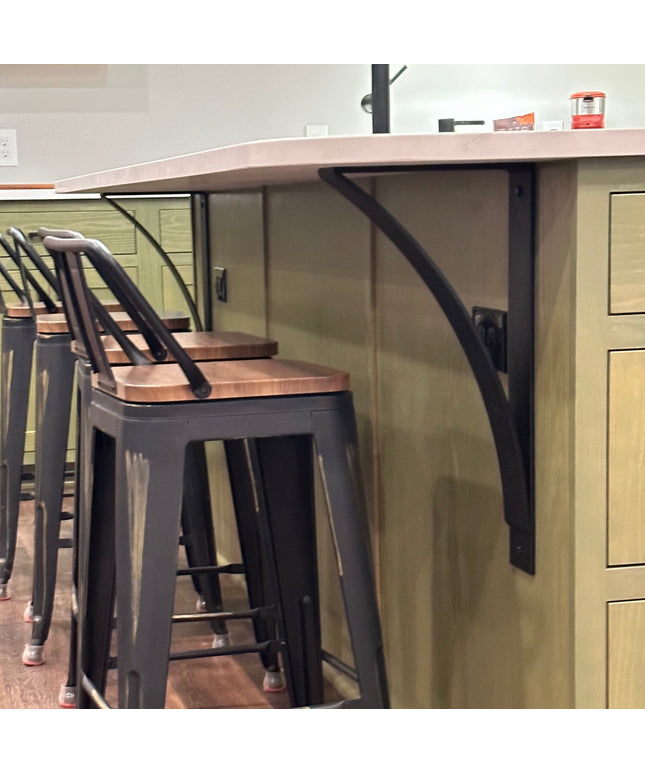 The DeOrdio Modern Industrial Countertop Bracket