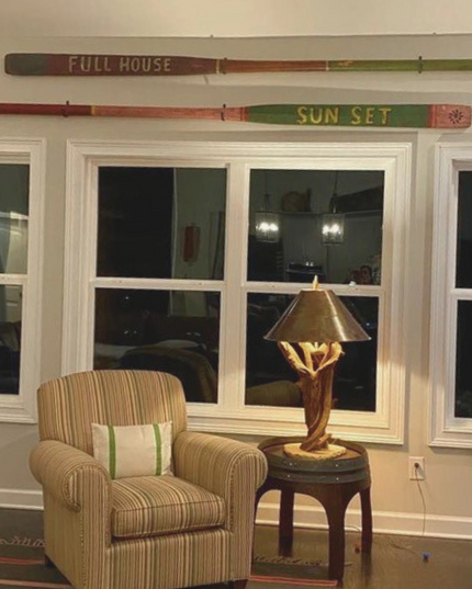 Oar and Paddle Display Steel Hooks