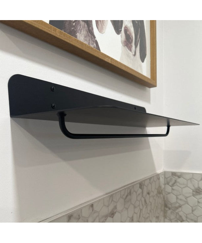 Industrial Farm Co Metal Shelf made with or without towel bar