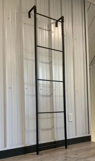 The Hal Standing Mounted Blanket Ladder  3ft - 16” Wide Finish Black Powder Coat | Industrial Farm Co