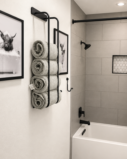 The Tyler Bathroom Towel Rack