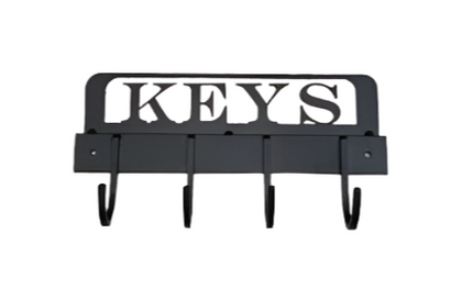 Rustic Metal Key Rack