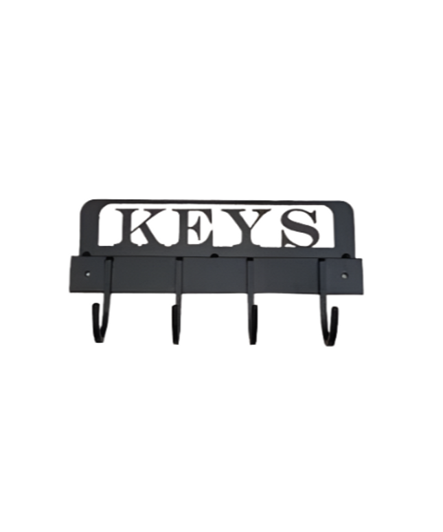 Rustic Metal Key Rack