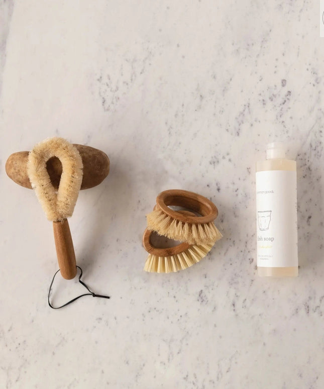 Bamboo Brush Natural Finish  Default Title   | Industrial Farm Co