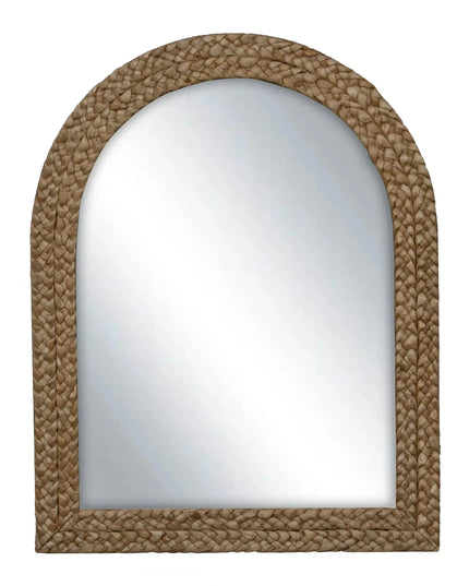 Braided Seagrass Framed Mirror     | Industrial Farm Co