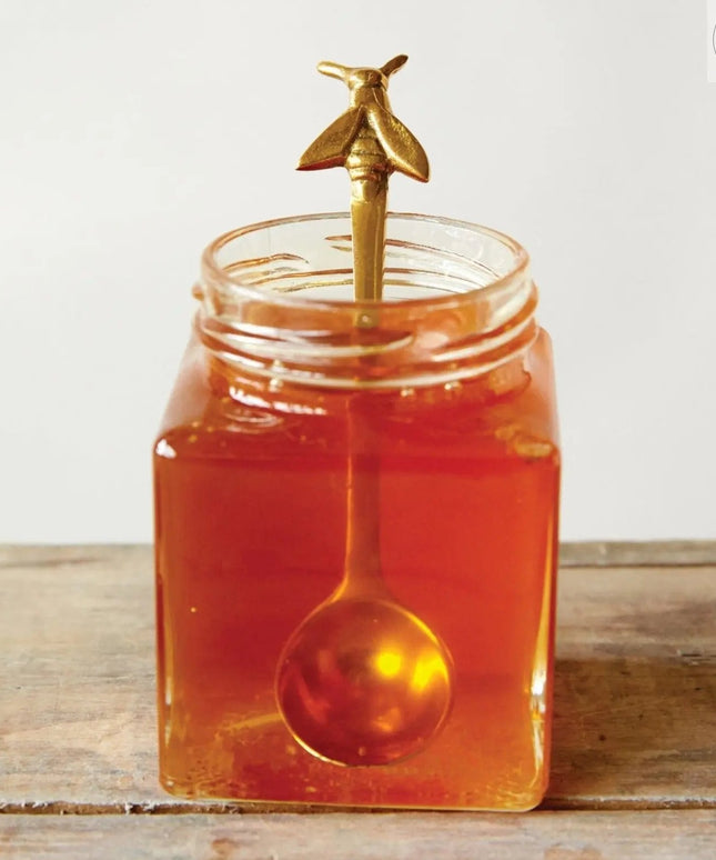 Brass Bee Serving Spoon  Default Title   | Industrial Farm Co