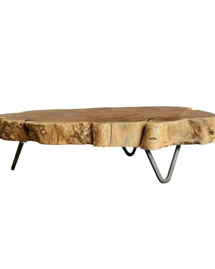 Rustic Live Edge Raised Stand     | Industrial Farm Co