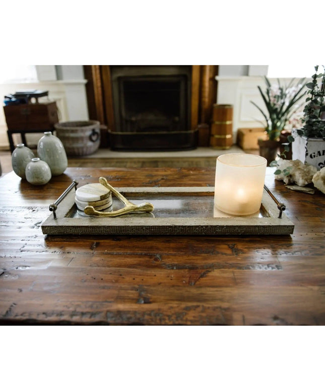 Mango Wood and Marble Coasters     | Industrial Farm Co