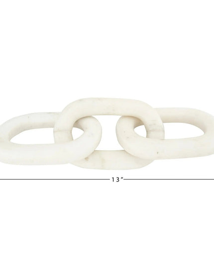 White Marble Chain Link     | Industrial Farm Co