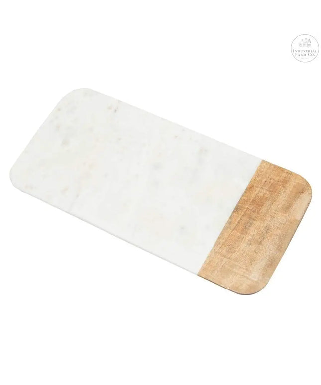 Marble and Wood Cheese Board  Default Title   | Industrial Farm Co