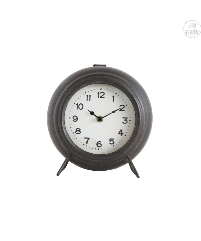 Mantel and Shelf Styling Bronze Clock     | Industrial Farm Co