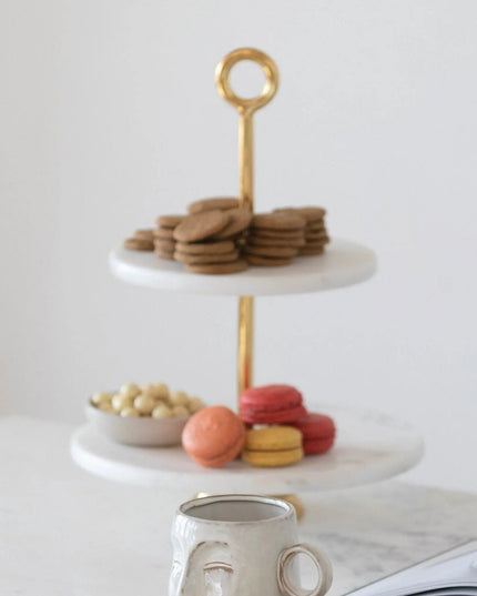 Modern Tiered Serving Tray Tiered Tray    | Industrial Farm Co