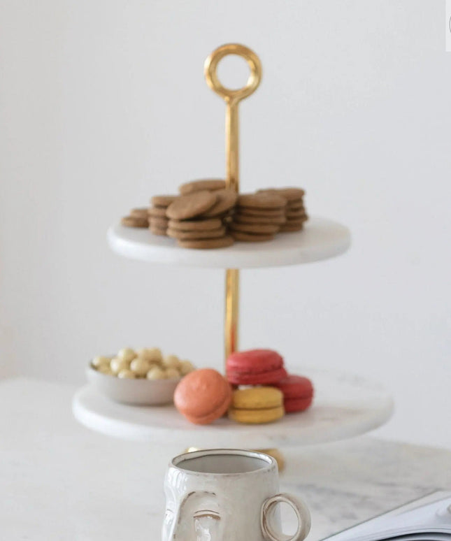 Modern Tiered Serving Tray Tiered Tray    | Industrial Farm Co