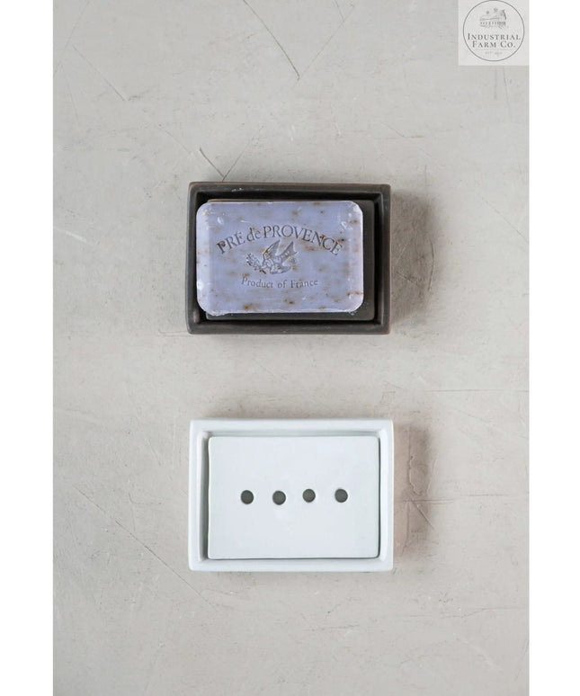 Sleek Modern Soap Dish  Black   | Industrial Farm Co