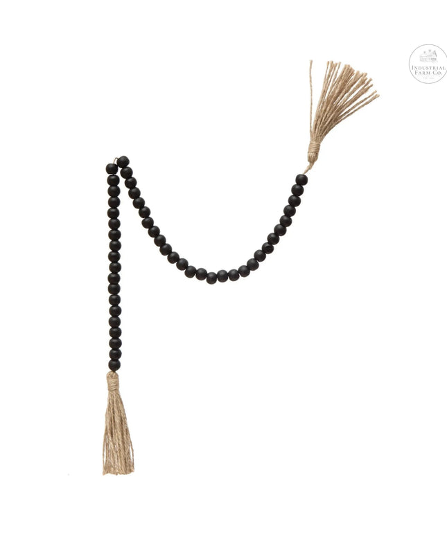Small Black Bead Garland     | Industrial Farm Co