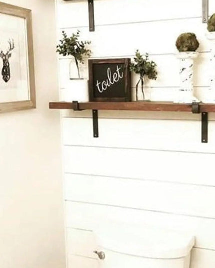 The Abbey Z Style Shelf Brackets Shelf Support 3"  Depth Finish Silver Powder Coat | Industrial Farm Co