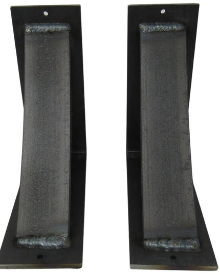 The Albany Mantel Corbel Brackets/Corbels 8" Depth x 8" Wall Mount Length Finish Copper Powder Coat | Industrial Farm Co