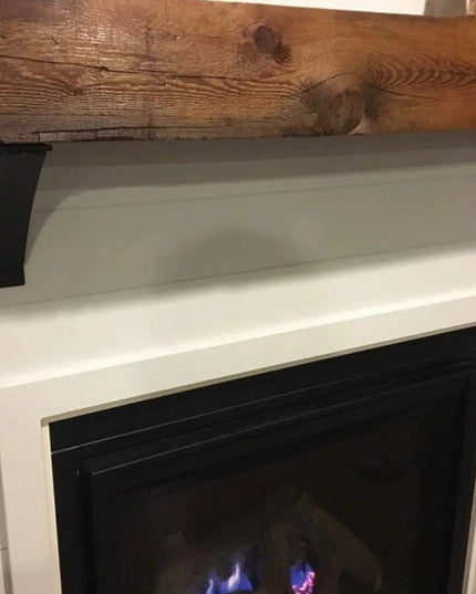 The Andrew Countertop Support Shelf Support 5" Depth x 5" Wall Mount Length Finish Gold Powder Coat | Industrial Farm Co