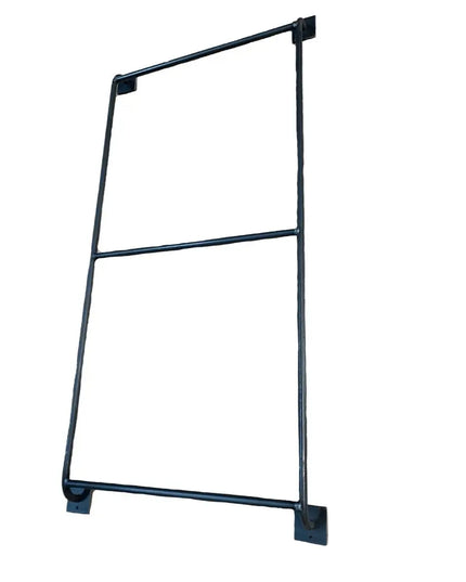 The Arianna Wall Mounted Ladder  2 Feet - 16" Wide Finish Clear Coat | Industrial Farm Co