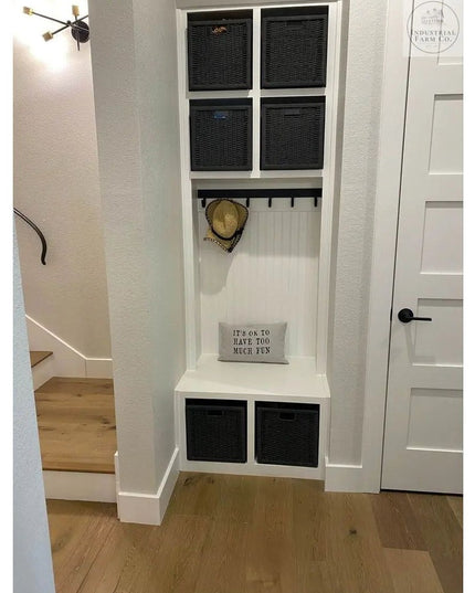 The Camillus Style Coat Rack Coat Rack 10" Wall Mount Length Finish Clear Coat | Industrial Farm Co