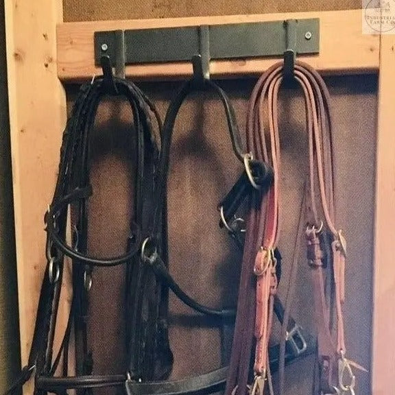 The Camillus Style Coat Rack Coat Rack 10" Wall Mount Length Finish Black Powder Coat | Industrial Farm Co