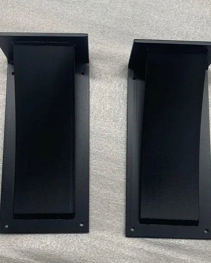 The Cicero Bar Shelf Supports Brackets/Corbels 4" Depth x 10" Wall Mount Length Finish Gold Powder Coat | Industrial Farm Co