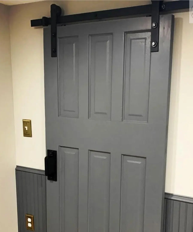 The Corning Handle Door Handle/ Pull Clear Coat Flat Push Plate Do Not Include Flat Pushplate | Industrial Farm Co