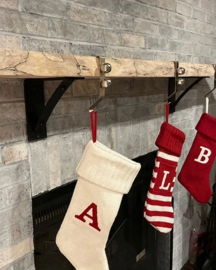 The Cortland Pantry Shelf Support Brackets/Corbels 5" Depth x 5" Wall Mount Length Finish Black Powder Coat | Industrial Farm Co