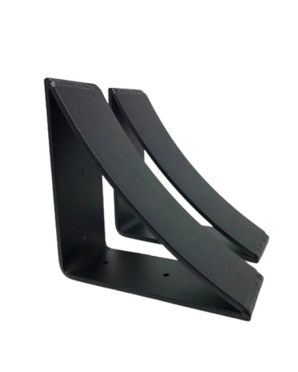 The Eleanor Minimal Steel Bracket Brackets/Corbels 5" Depth x 7" Wall Mount Length Finish Copper Powder Coat | Industrial Farm Co