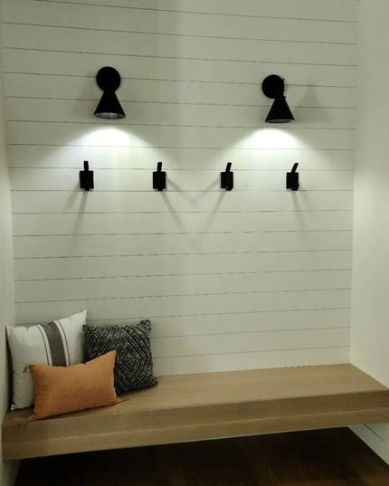 The Elizabeth Wall Hook Hook Silver Powder Coat   | Industrial Farm Co