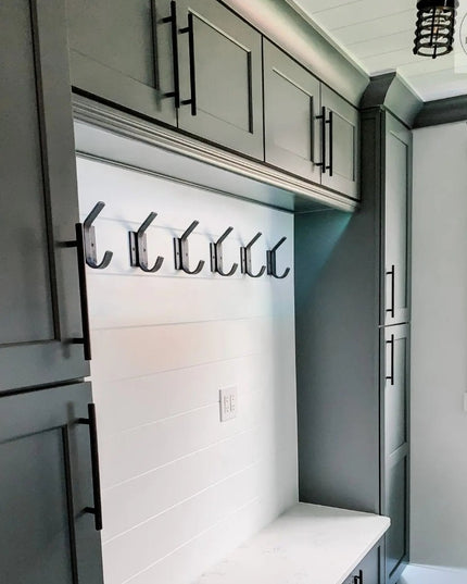 The Elizabeth Wall Hook Hook Black Powder Coat   | Industrial Farm Co