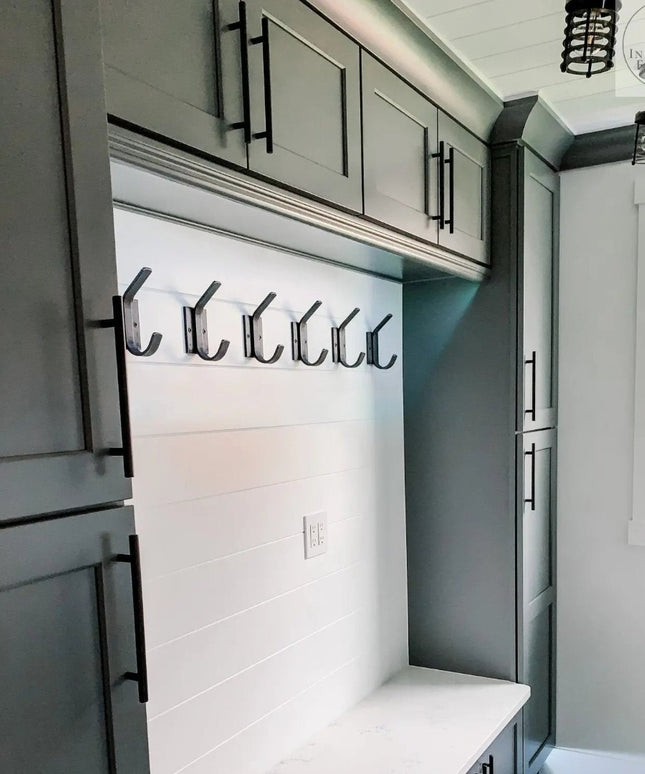 The Elizabeth Wall Hook Hook Black Powder Coat   | Industrial Farm Co