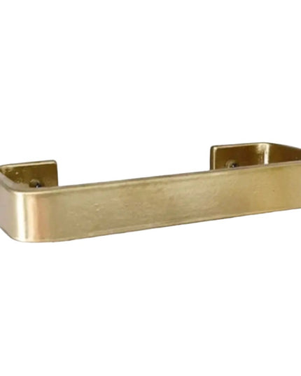 The Emma Towel Holder Door Handle/Pull 7" Wall Mount Length Finish Black Powder Coat | Industrial Farm Co