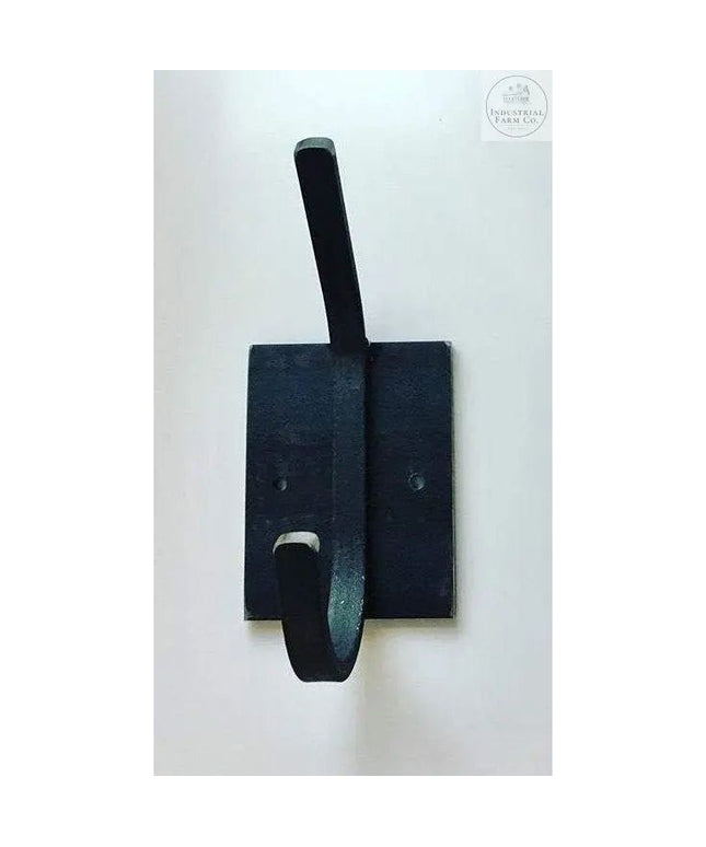The Felix Double Hook Hook Black Powder Coat   | Industrial Farm Co