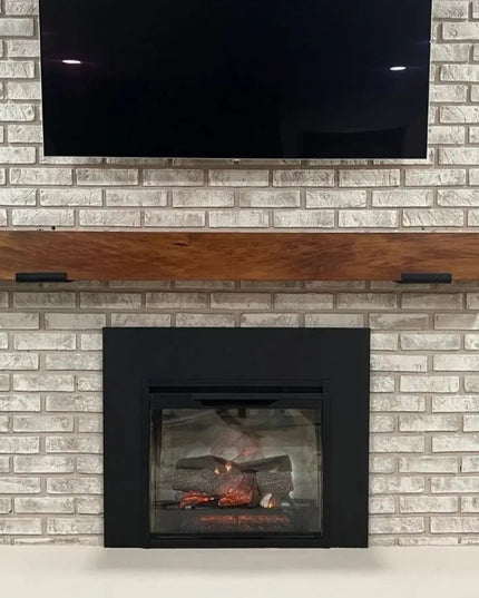 The Glimmerglass J Shelf or Mantel Bracket Shelf Support 3"  Depth Finish Gold Powder Coat | Industrial Farm Co