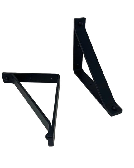 The Joyce Modern Shelf Support Shelf Support 7" Depth x 7" Wall Mount Length Finish Silver Powder Coat | Industrial Farm Co