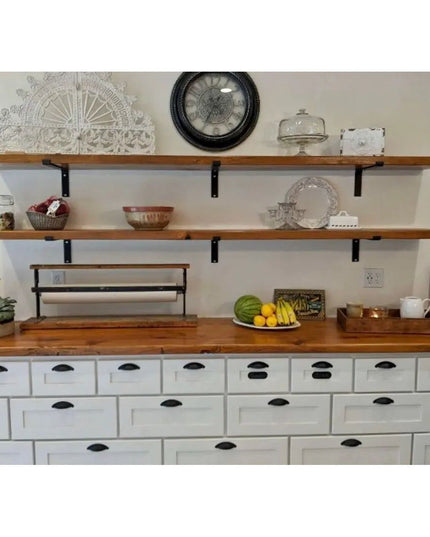 The KT Z Style Shelf Support Shelf Support 3"  Depth Finish Black Powder Coat | Industrial Farm Co