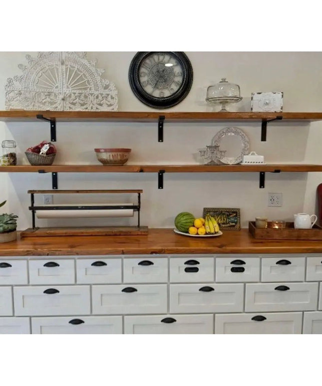 The KT Z Style Shelf Support Shelf Support 3"  Depth Finish Black Powder Coat | Industrial Farm Co