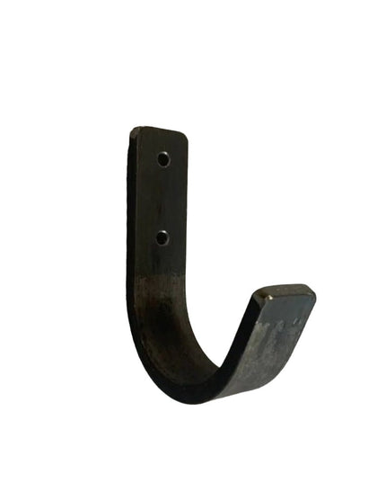 The Kenny Metal Wall Hooks Hook 1"  Wide Hook Finish Clear Coat | Industrial Farm Co