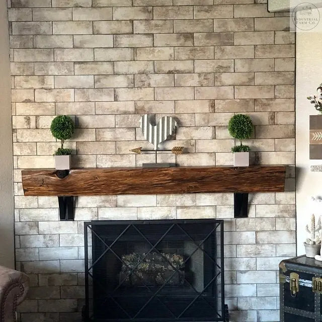 The Little Falls Metal Corbel Brackets/Corbels 8" Depth x 8" Wall Mount Length Finish Raw - Uncoated Metal | Industrial Farm Co