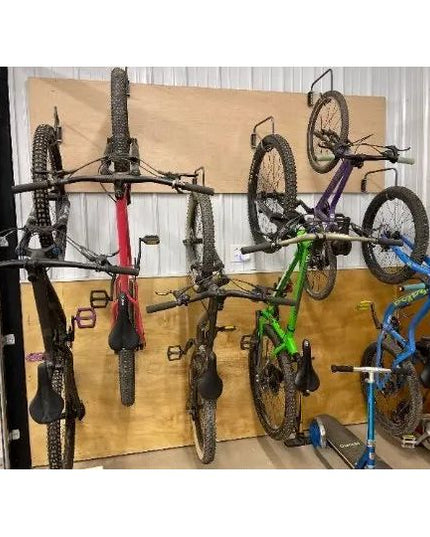 The Logan Wall Mounted Bike Rack Hook Regular Rim Finish Copper Powder Coat | Industrial Farm Co