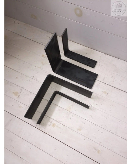 The Lorraine L Shelf Bracket Shelf Support 4" Depth x 4" Wall Mount Length Finish Copper Powder Coat | Industrial Farm Co