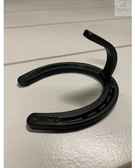 The Lucky Marion Horseshoe Hook Hook .5" Wide Hook Finish Black Powder Coat | Industrial Farm Co