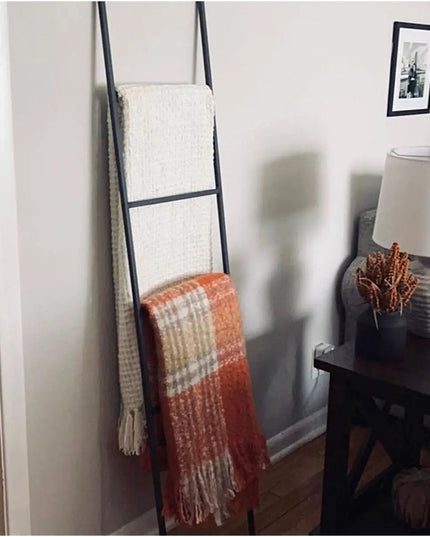 The Lynn Metal Ladder Decorative Ladder 4 ft Tall Style 14 In Wide | Industrial Farm Co