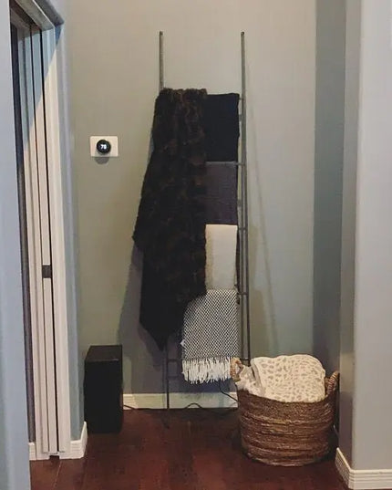 The Lynn Metal Ladder Decorative Ladder 4 ft Tall Style 18 In Wide | Industrial Farm Co